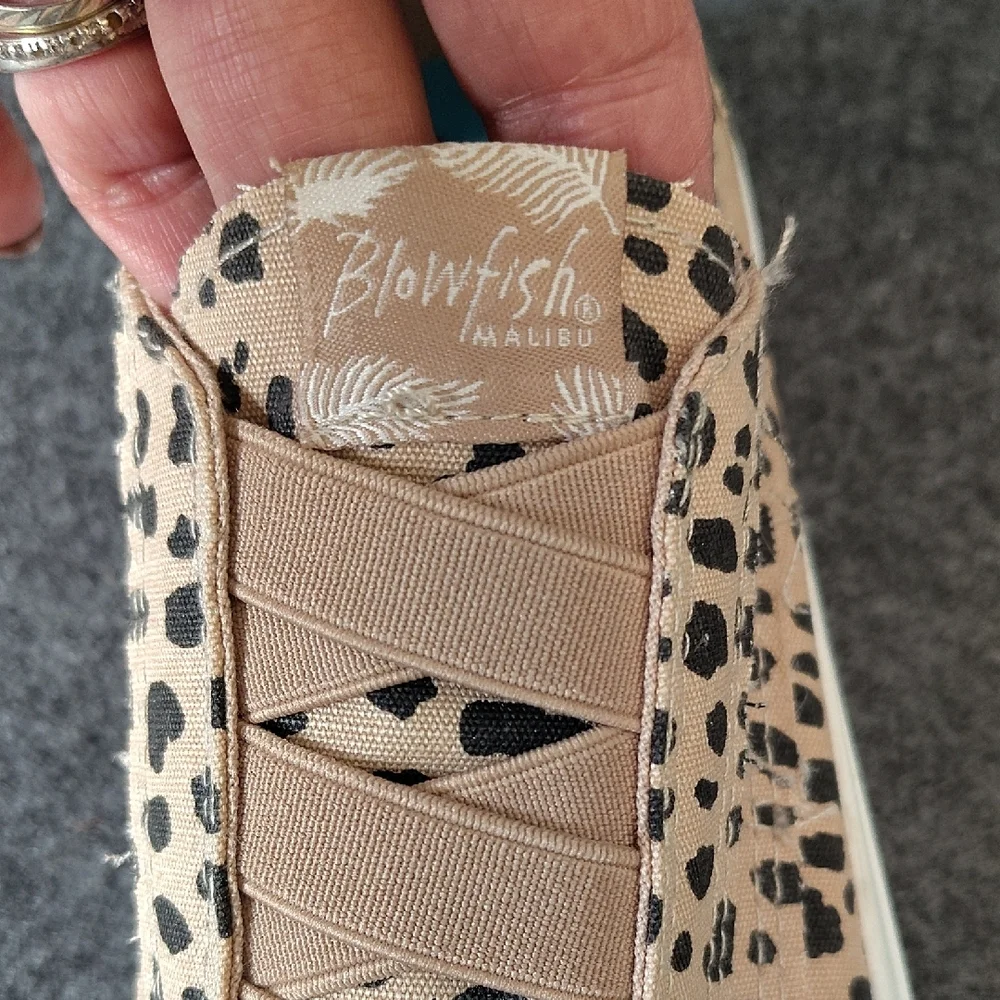Blowfish Leopard Print Slip-On Sneakers - Picture 2 of 6